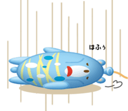 Mr. bear is a water balloon. sticker #6131069