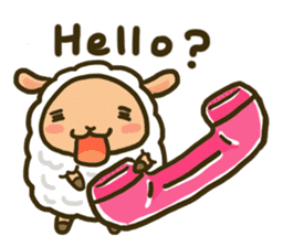 The Palm-Sized Sheep Eng Ver. sticker #6131120