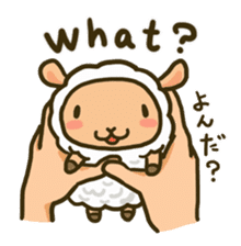 The Palm-Sized Sheep Eng Ver. sticker #6131129