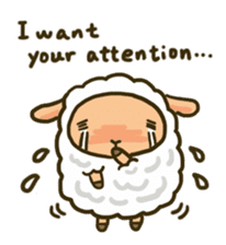 The Palm-Sized Sheep Eng Ver. sticker #6131136