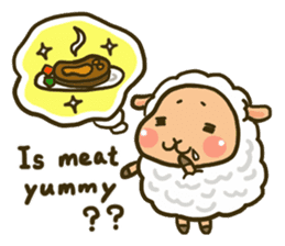 The Palm-Sized Sheep Eng Ver. sticker #6131140