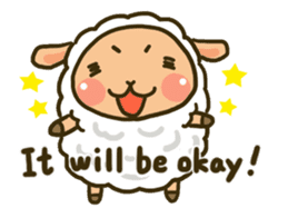 The Palm-Sized Sheep Eng Ver. sticker #6131143