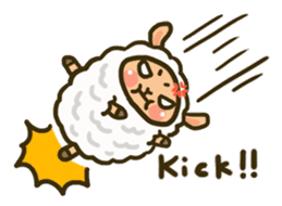 The Palm-Sized Sheep Eng Ver. sticker #6131148