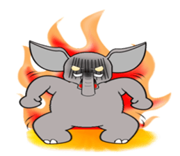 vayu-elephant sticker #6131312