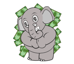 vayu-elephant sticker #6131339