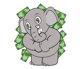 vayu-elephant sticker #6131339