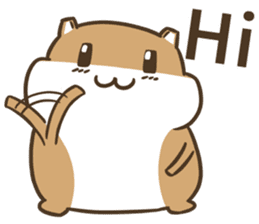a hamster daily conversation sticker #6131546