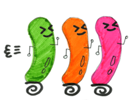 Jelly beans family sticker #6131900