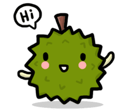 Little Durian (English Version) sticker #6131952