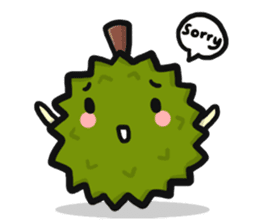Little Durian (English Version) sticker #6131974