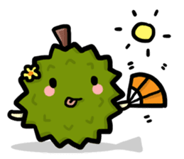Little Durian (English Version) sticker #6131983