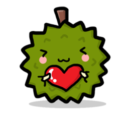 Little Durian (English Version) sticker #6131986