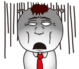 Space adult man sticker #6132743