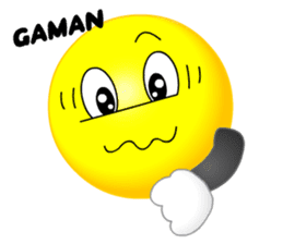 kawaii Smiley Face 3D(JapaneseWords) sticker #6134124