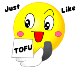 kawaii Smiley Face 3D(JapaneseWords) sticker #6134146