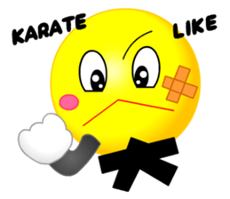 kawaii Smiley Face 3D(JapaneseWords) sticker #6134147