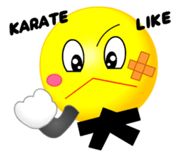 kawaii Smiley Face 3D(JapaneseWords) sticker #6134147