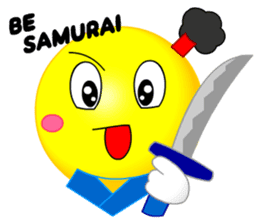 kawaii Smiley Face 3D(JapaneseWords) sticker #6134150
