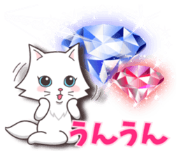 Crystal Style (cute cat small snow) sticker #6134440