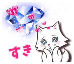 Crystal Style (cute cat small snow) sticker #6134450
