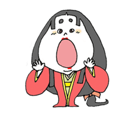 otafuku komachi silent sticker #6134472