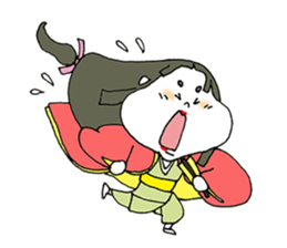 otafuku komachi silent sticker #6134474