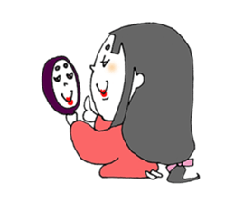 otafuku komachi silent sticker #6134476