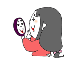 otafuku komachi silent sticker #6134476