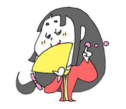 otafuku komachi silent sticker #6134477
