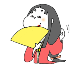 otafuku komachi silent sticker #6134478