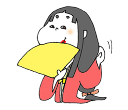 otafuku komachi silent sticker #6134478