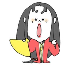 otafuku komachi silent sticker #6134479