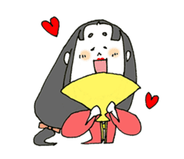 otafuku komachi silent sticker #6134480