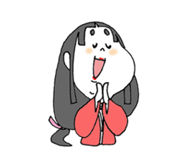 otafuku komachi silent sticker #6134481