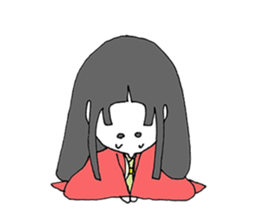 otafuku komachi silent sticker #6134482