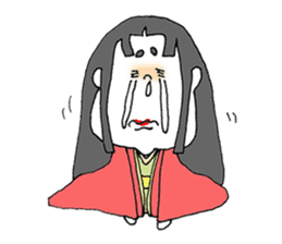 otafuku komachi silent sticker #6134483