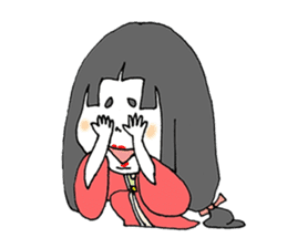 otafuku komachi silent sticker #6134485