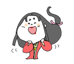 otafuku komachi silent sticker #6134486