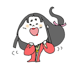 otafuku komachi silent sticker #6134486