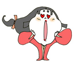 otafuku komachi silent sticker #6134487