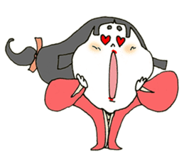 otafuku komachi silent sticker #6134487