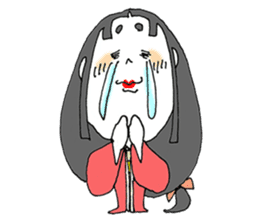 otafuku komachi silent sticker #6134489