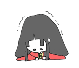 otafuku komachi silent sticker #6134498