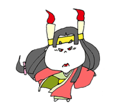 otafuku komachi silent sticker #6134499