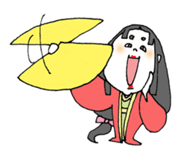 otafuku komachi silent sticker #6134502