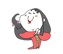 otafuku komachi silent sticker #6134503