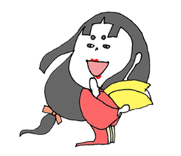 otafuku komachi silent sticker #6134507