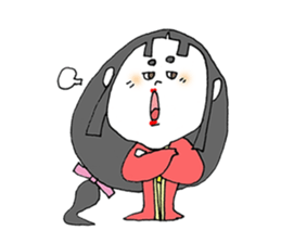 otafuku komachi silent sticker #6134508