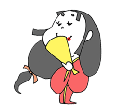 otafuku komachi silent sticker #6134509