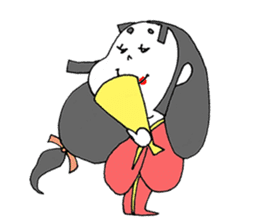 otafuku komachi silent sticker #6134509